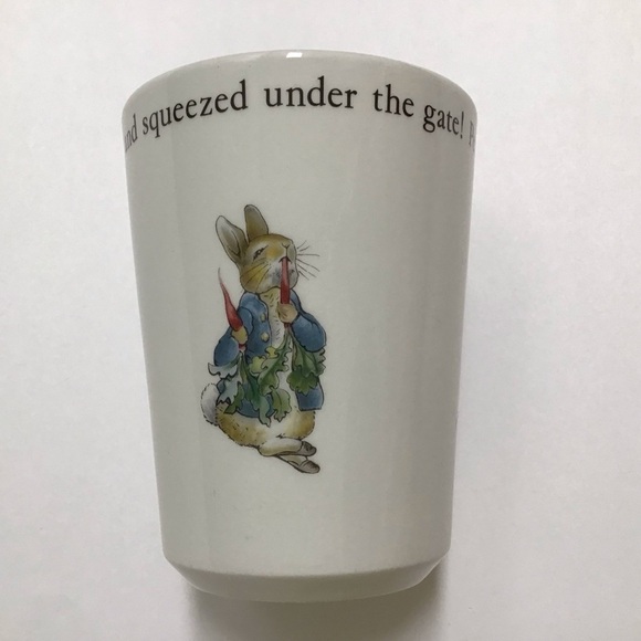 Wedgwood Beatrix Potter Peter Rabbit Porcelain Mug Child Cup England #33 Vintage - Picture 3 of 11